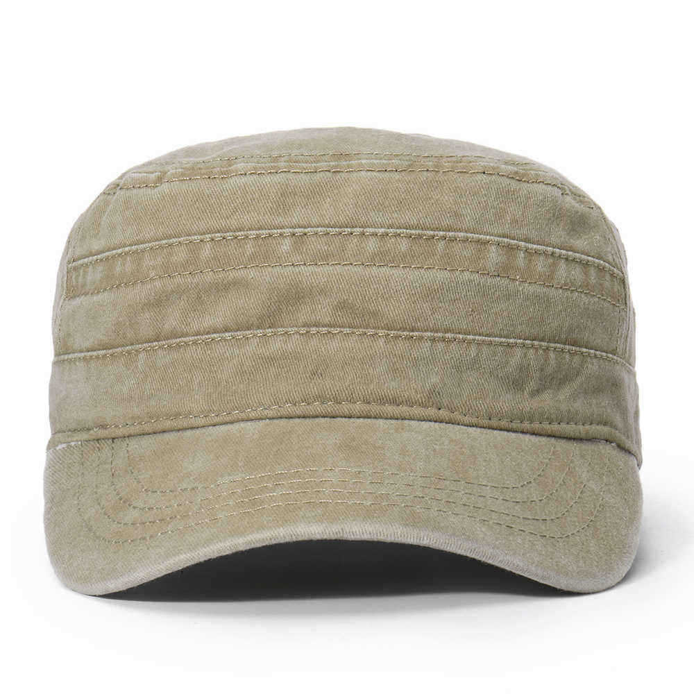 Men-Vogue-Cotton-Solid-Color-Flat-Hats-Sunshade-Casual-Outdoors-Peaked-Forward-Cap-Adjustable-Hat-1443475