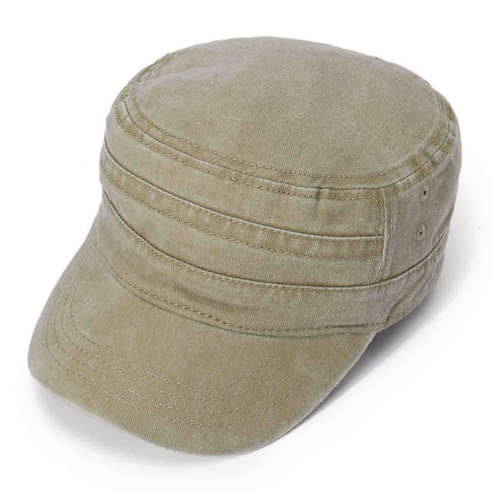 Men-Vogue-Cotton-Solid-Color-Flat-Hats-Sunshade-Casual-Outdoors-Peaked-Forward-Cap-Adjustable-Hat-1443475