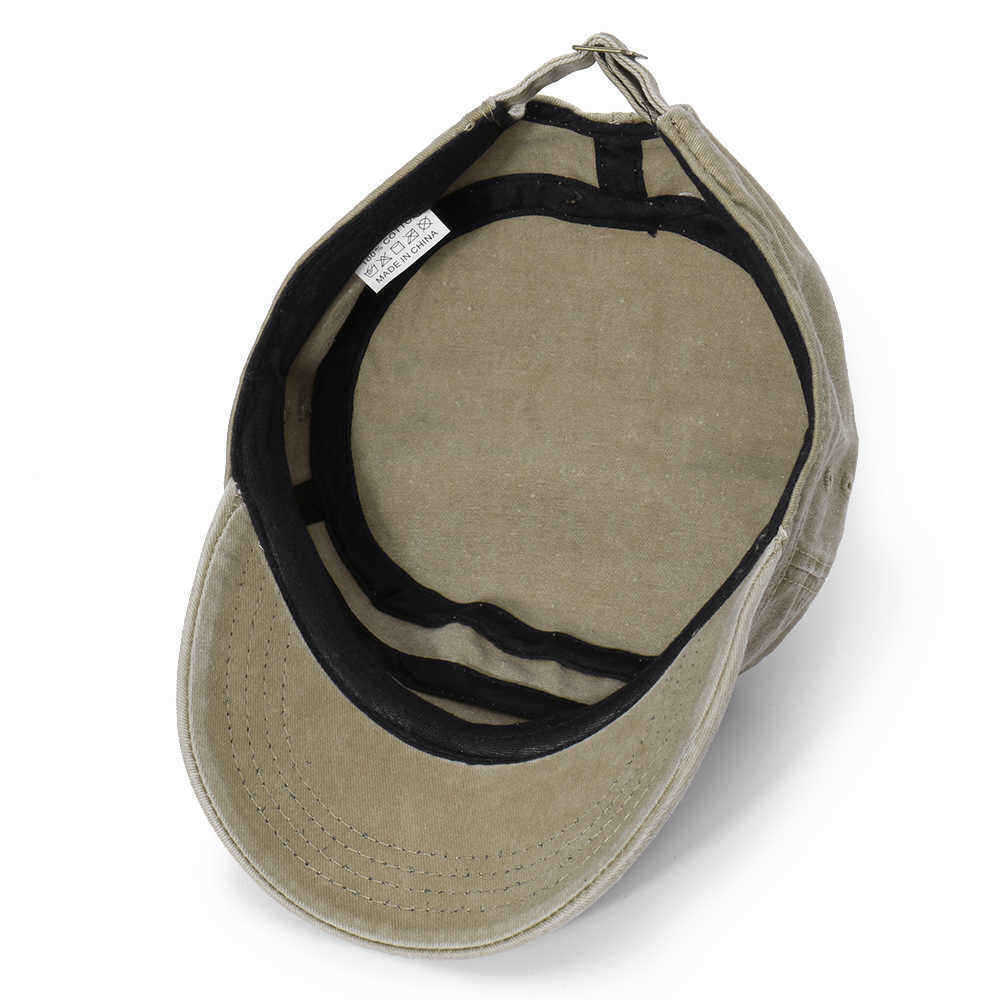 Men-Vogue-Cotton-Solid-Color-Flat-Hats-Sunshade-Casual-Outdoors-Peaked-Forward-Cap-Adjustable-Hat-1443475