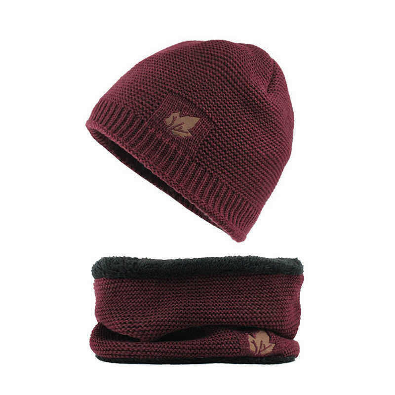 Men-Winter-Thicken-Plus-Velvet-Knit-Hat-Scarf-Set-Outdoor-Earmuffs-Beanie-With-Neck-Cover-1349980