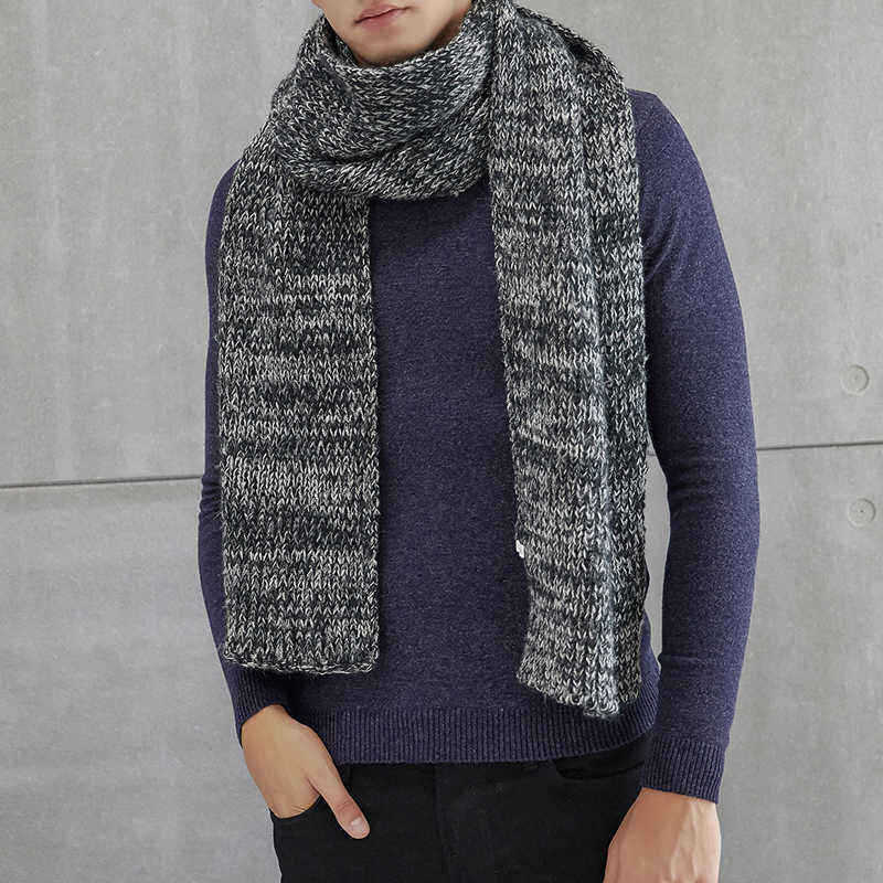 Men-Woman-Vintage-Winter-Warm-Thicken-Knitted-Gird-Scarf-Gradient-1349101