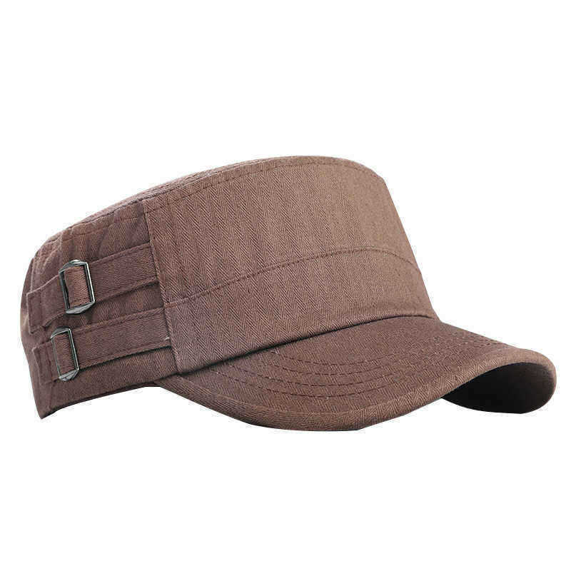 Men-Women-Breathable-Adjustable-Flat-Hats-Four-Seasons-Cap-1402345