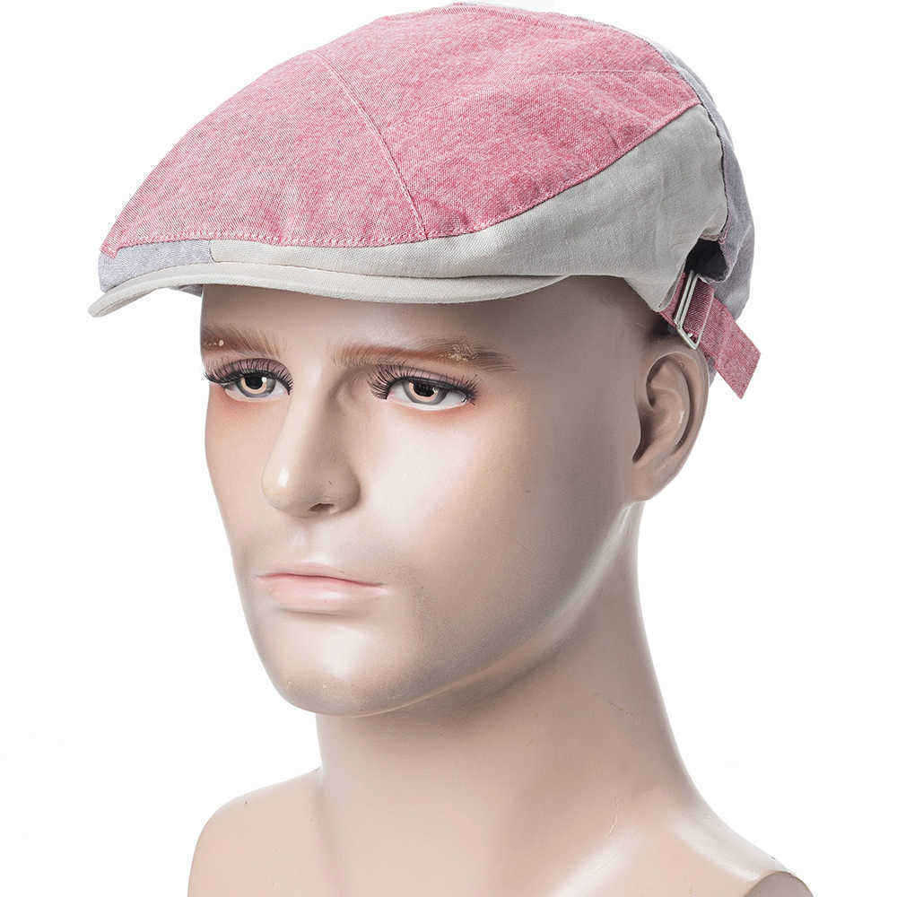 Men-Women-Cotton-Vogue-Beret-Caps-Duck-Hat-Sunshade-Casual-Outdoors-Peaked-Forward-Cap-1451598