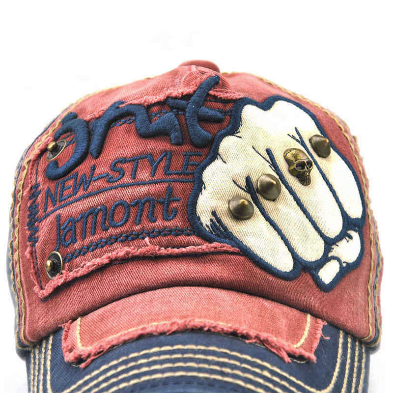 Men-Women-Fist-Letter-Embroidery-Baseball-Hat-Fashion-Rivet-Peaked-Cap-1382932