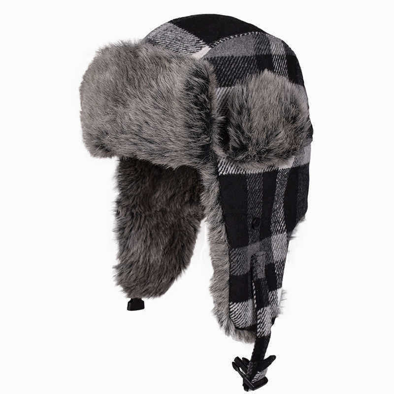 Men-Women-Jacquard-Plaid-Warm-Trapper-Hat-Outdoor-Sport-Skiing-Riding-Ear-Flaps-Protective-Fashion-C-1363398