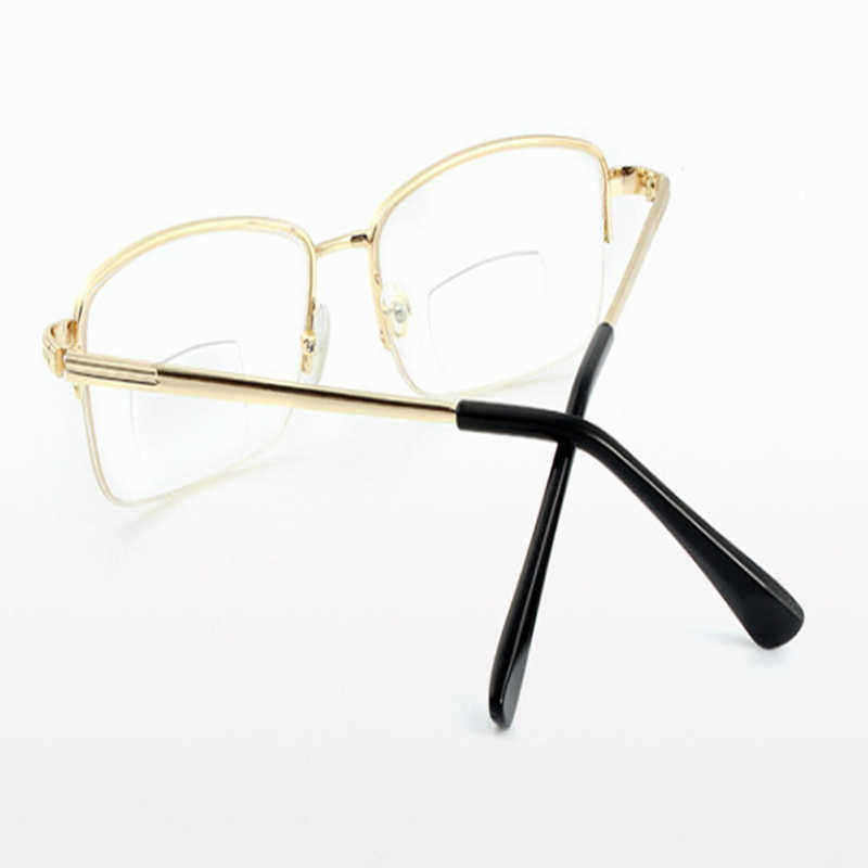 Men-Women-Metal-Lightweight-Bifocal-Reading-Glasses-Half-Frame-Round-Computer-Glasses-1334130