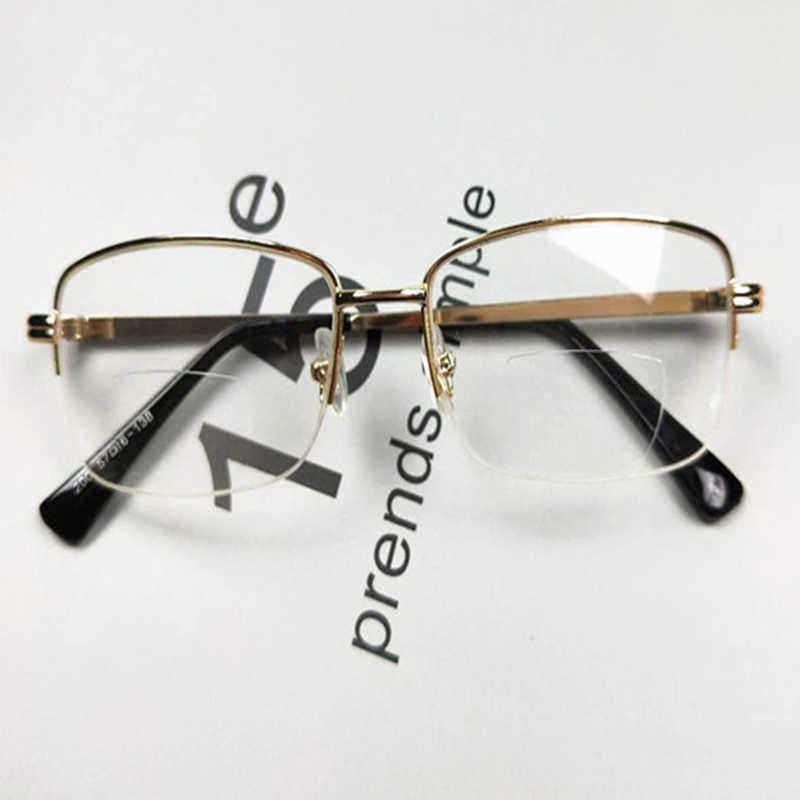 Men-Women-Metal-Lightweight-Bifocal-Reading-Glasses-Half-Frame-Round-Computer-Glasses-1334130