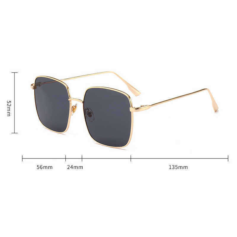 Men-Women-Outdoor-Casual-Square-Big-Frame-Sunglasses-Myopia-Glasses-1331949