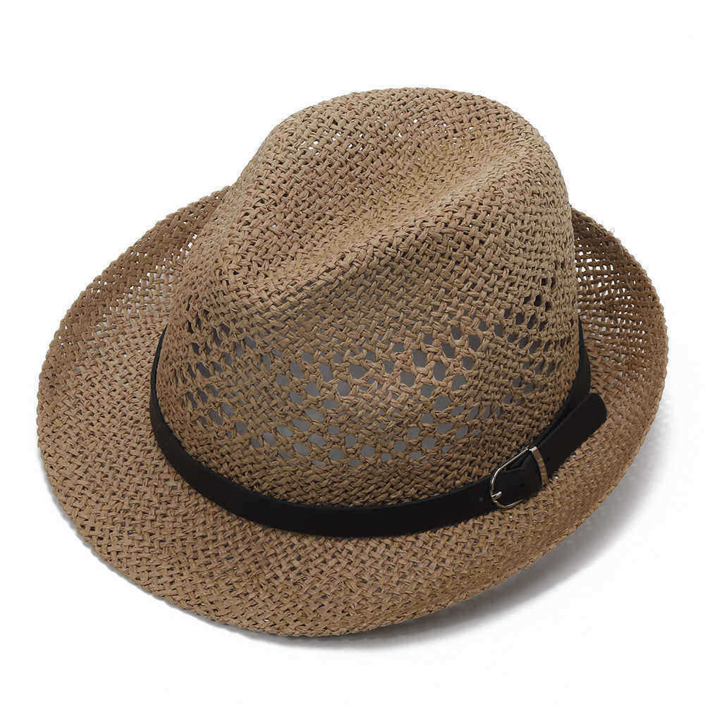 Men-Women-Personalized-Handmade-Straw-Jazz-Hat-Outdoor-Travel-Beach-Breathable-Mesh-Hollow-Sun-Cap-1324634