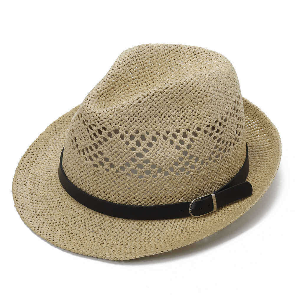 Men-Women-Personalized-Handmade-Straw-Jazz-Hat-Outdoor-Travel-Beach-Breathable-Mesh-Hollow-Sun-Cap-1324634