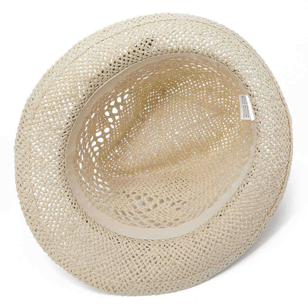 Men-Women-Personalized-Handmade-Straw-Jazz-Hat-Outdoor-Travel-Beach-Breathable-Mesh-Hollow-Sun-Cap-1324634