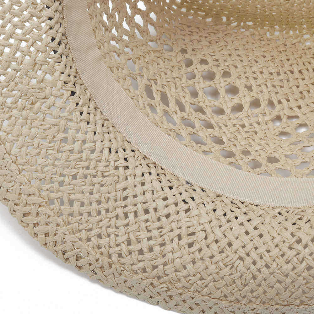 Men-Women-Personalized-Handmade-Straw-Jazz-Hat-Outdoor-Travel-Beach-Breathable-Mesh-Hollow-Sun-Cap-1324634