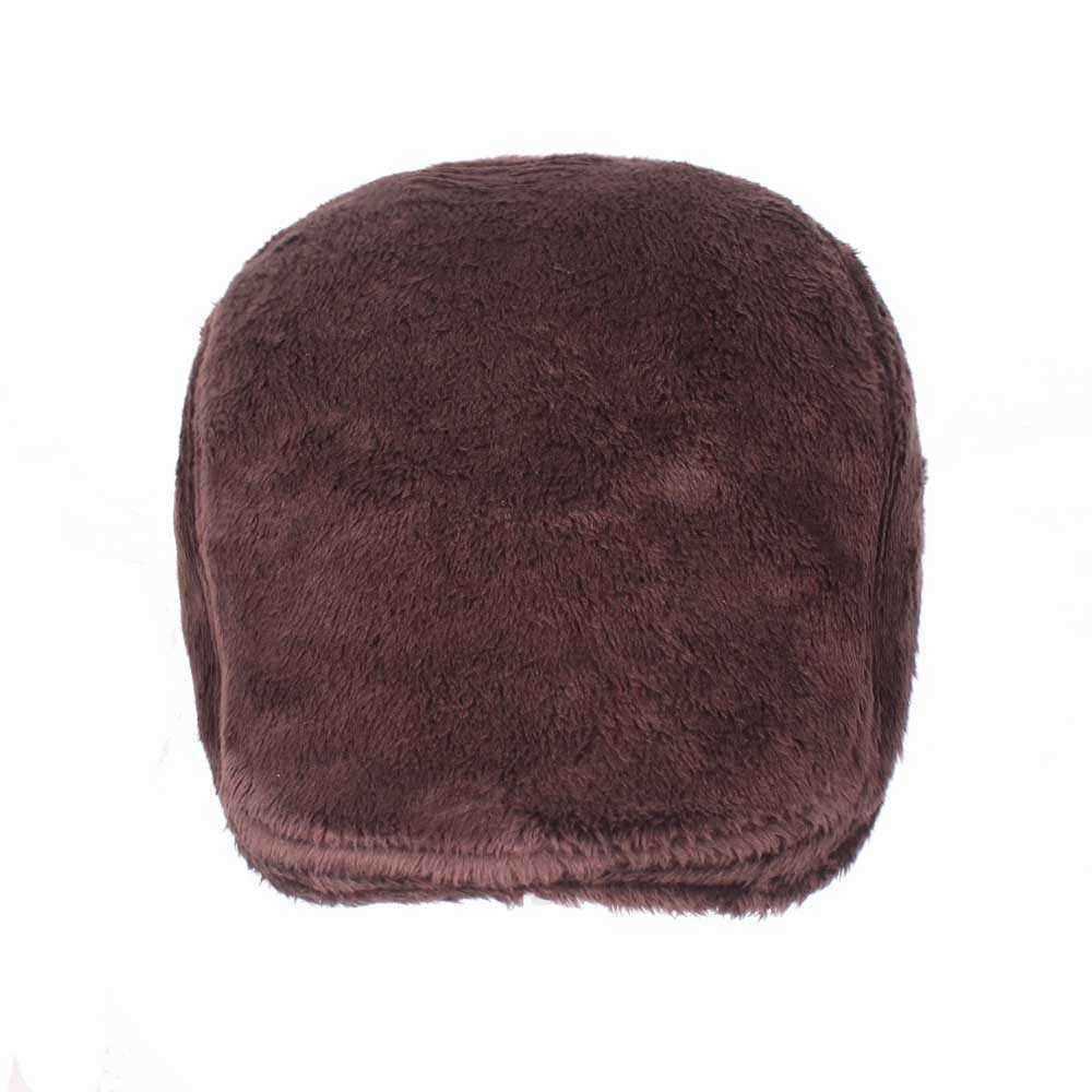 Men-Women-Plush-Painter-Beret-Caps-Outdoor-Winter-Warm-Gatsby-Newsboy-Hat-1367483