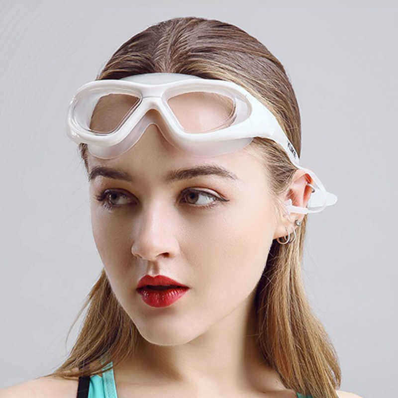 Men-Women-Polycarbonate-HD-Transparent-Waterproof-Anti-Fog-Swimming-Goggles-Reading-Glasses-1329225