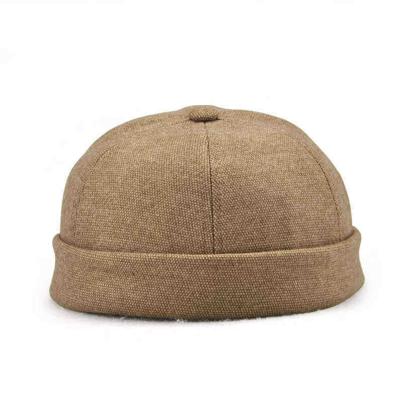 Men-Women-Solid-Color-Section-Hat-Hip-Hop-Hat-Sailor-Cap-Cotton-Brimless-Hats-1543991