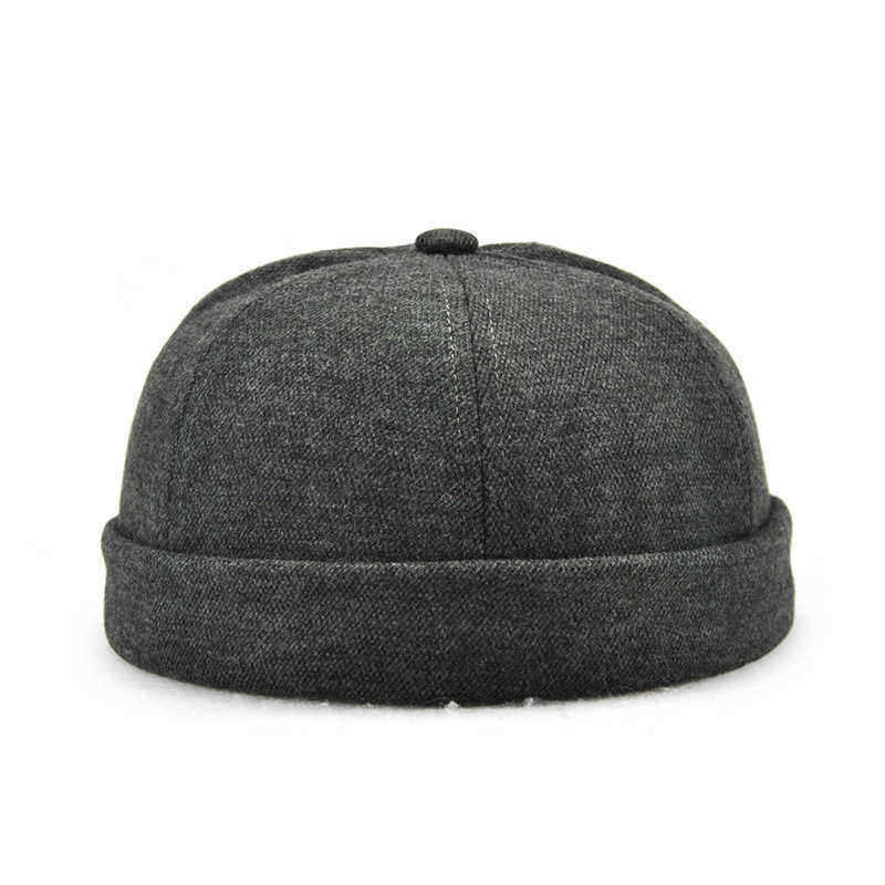 Men-Women-Solid-Color-Section-Hat-Hip-Hop-Hat-Sailor-Cap-Cotton-Brimless-Hats-1543991