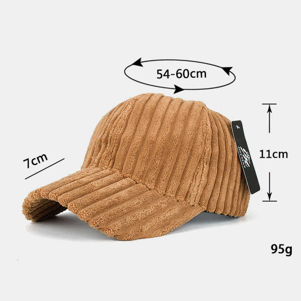 Men-Women-Striped-Corduroy-Baseball-Cap-Sun-Hat-Outdoor-Sunshade-Hat-1546095