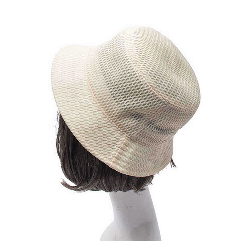 Men-Women-Summer-Outdoor-Mesh-Breathable-Fishing-Hat-Solid-Color-Sunshade-Hat-1317515