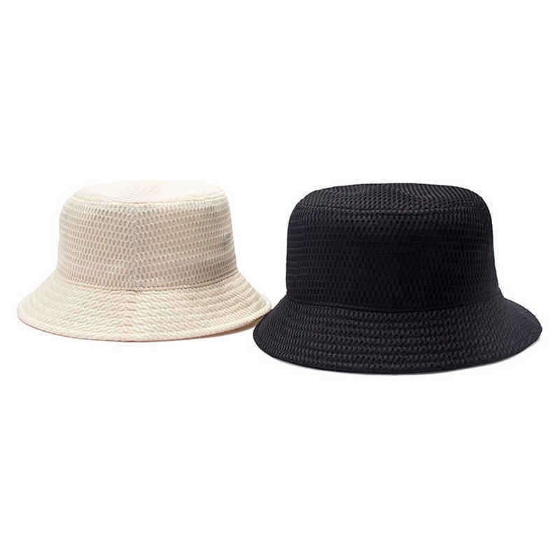 Men-Women-Summer-Outdoor-Mesh-Breathable-Fishing-Hat-Solid-Color-Sunshade-Hat-1317515