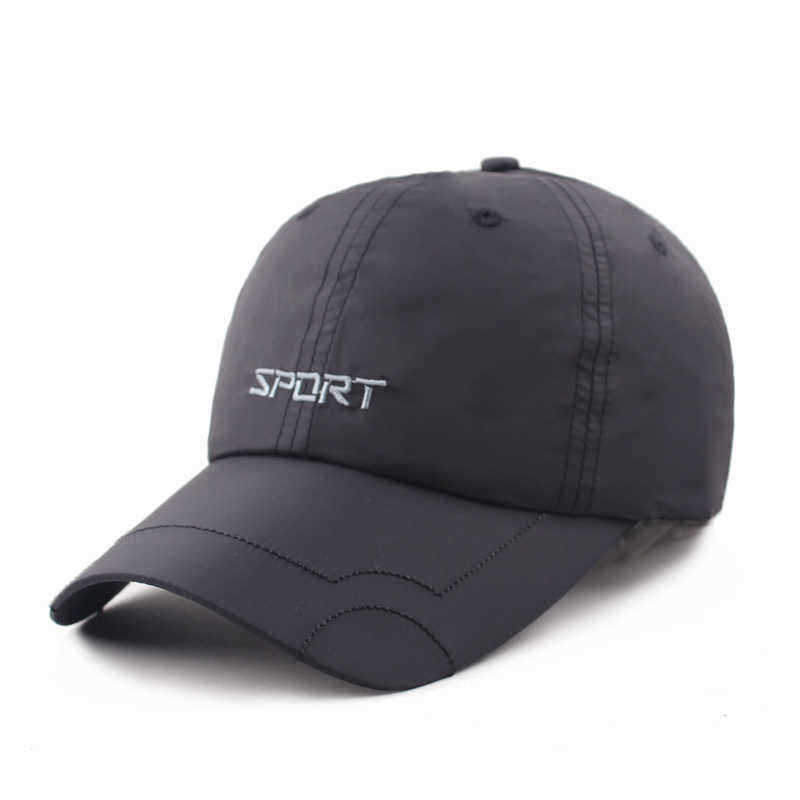 Men-Women-Summer-Plain-Breathable-Quick-Dry-Hat-Sun-Protection-Snapback-Visor-1326895