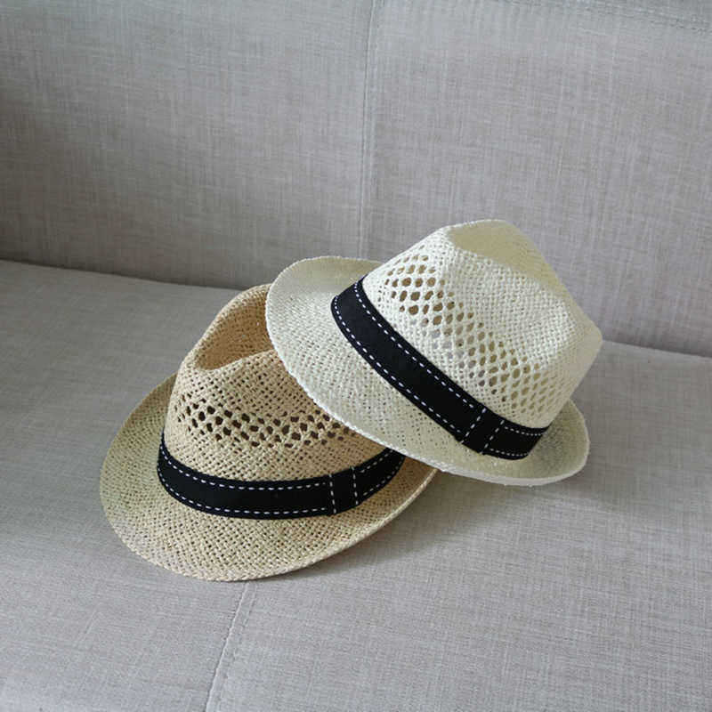 Men-Women-Summer-Straw-Knited-Sunscreen-Jazz-Hat-Outdoor-Casual-Travel-Sea-Hat-1451884