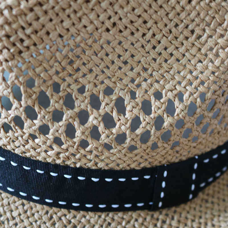 Men-Women-Summer-Straw-Knited-Sunscreen-Jazz-Hat-Outdoor-Casual-Travel-Sea-Hat-1451884