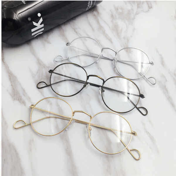 Men-Women-Vintage-Round-Circle-Eyeglasses-Clear-Lens-Casual-Optical-Glasses-1132491