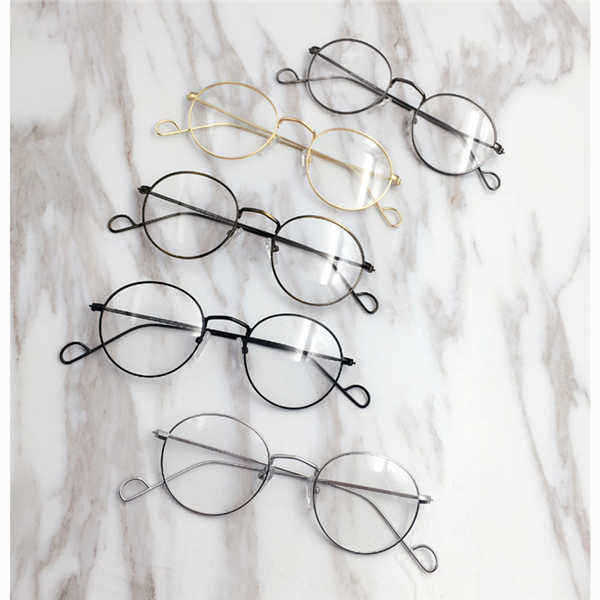 Men-Women-Vintage-Round-Circle-Eyeglasses-Clear-Lens-Casual-Optical-Glasses-1132491