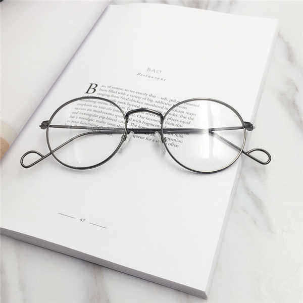 Men-Women-Vintage-Round-Circle-Eyeglasses-Clear-Lens-Casual-Optical-Glasses-1132491