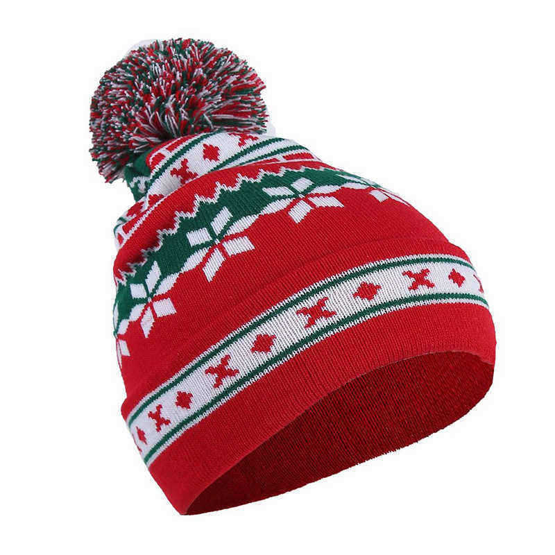 Men-Women-Vintage-Santa-Christmas-Knit-Hat-Outdoor-Windproof-Earmuffs-Gift-Beanie-Cap-1369752