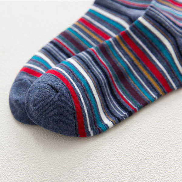 Men-Women-Vintage-Stripe-Cotton-Socks-Causal-Breathable-Deodorant-Middle-Tube-Socks-1203786