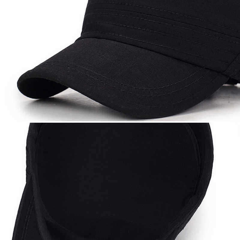 Men-Women-Vogue-Cotton-Solid-Color-Flat-Hats-Sunshade-Casual-Outdoors-Simple-Adjustable-Caps-1457386