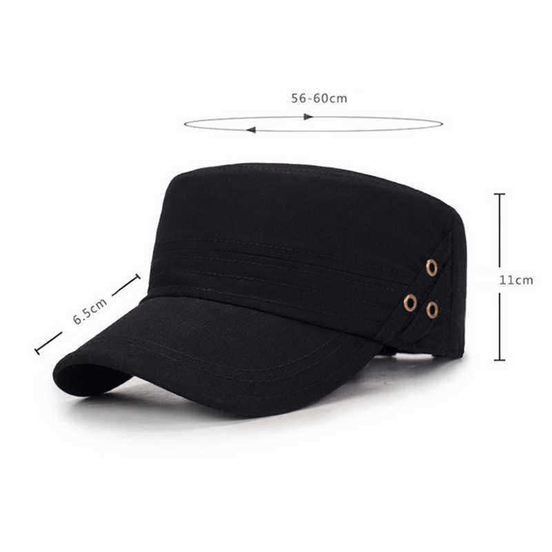 Men-Women-Vogue-Cotton-Solid-Color-Flat-Hats-Sunshade-Casual-Outdoors-Simple-Adjustable-Caps-1457386