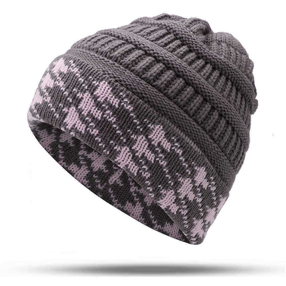 Men-Women-Warm-Houndstooth-Knitted-Hat-Casual-Fashion-Beanie-Cap-1384212