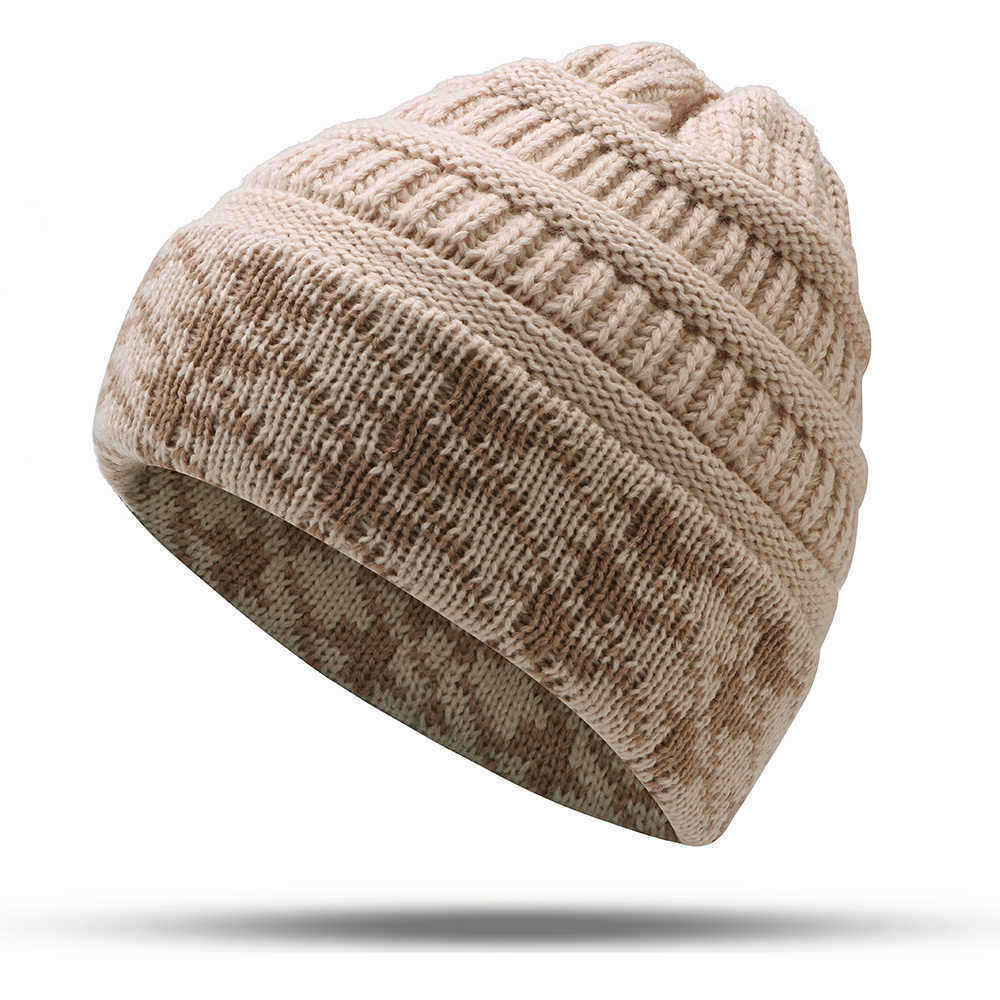 Men-Women-Warm-Houndstooth-Knitted-Hat-Casual-Fashion-Beanie-Cap-1384212