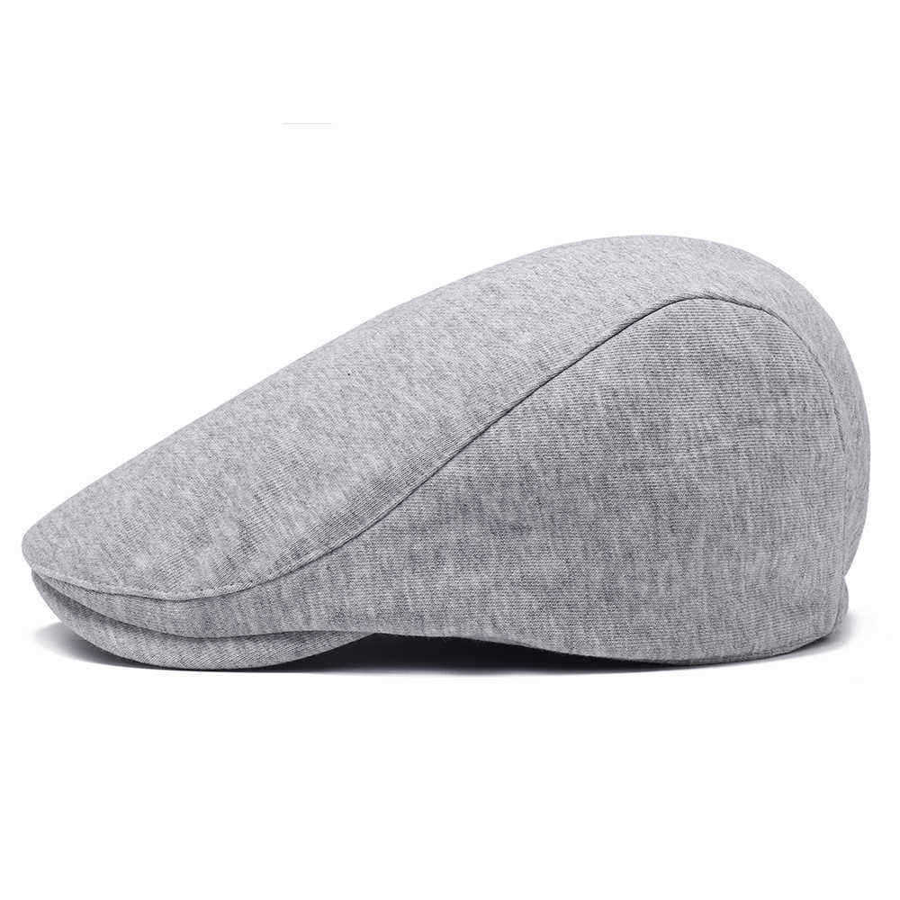 Men-Women-Winter-Cotton-Plain-Flat-Hat-Outdoor-Casual-Warm-Beret-Hats-1331050