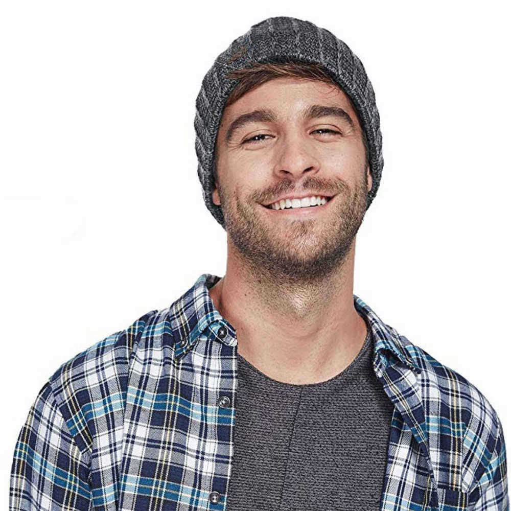 Men-Women-Winter-Double-Layers-Earmuffs-Knit-Beanie-Cap-Classic-Slouch-Skullcap-Hat-1368624