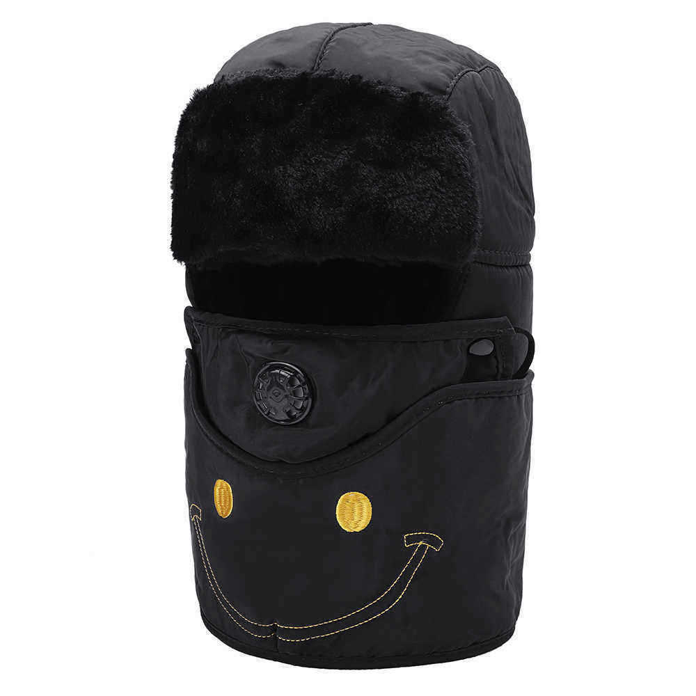 Men-Women-Winter-Embroidered-Detachable-Breathable-Facemask-Trapper-Hat-Riding-Multipurpose-Headgear-1363343