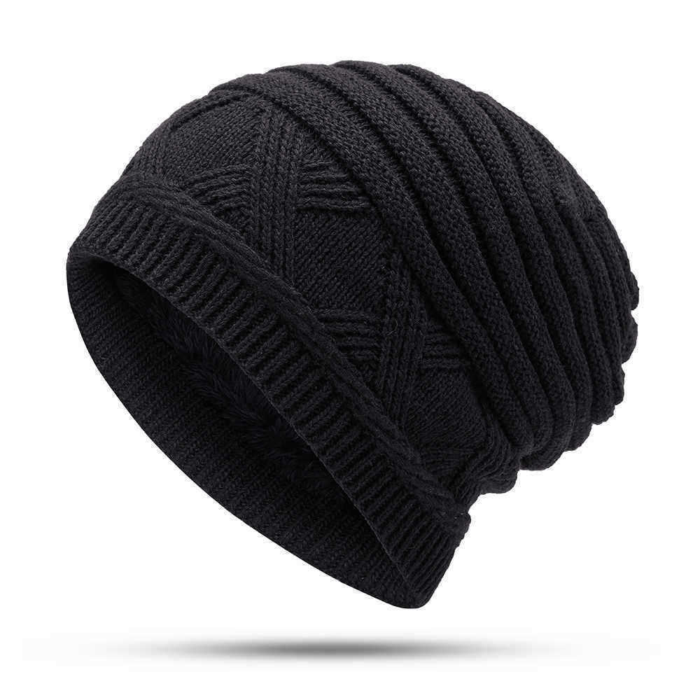 Men-Women-Winter-Thicken-Plus-Velvet-Earmuffs-Beanie-Caps-Outdoor-Ski-Knit-Skullcap-1354759