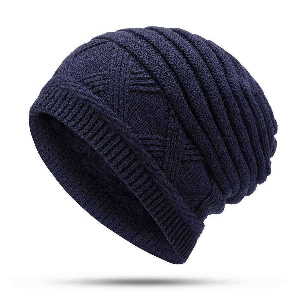 Men-Women-Winter-Thicken-Plus-Velvet-Earmuffs-Beanie-Caps-Outdoor-Ski-Knit-Skullcap-1354759