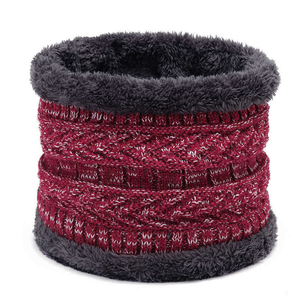 Men-Women-Winter-Trendy-Velvet-Plus-Woolen-Knitting-Neck-Warmer-Starry-Stripes-Couples-Scarf-1366365