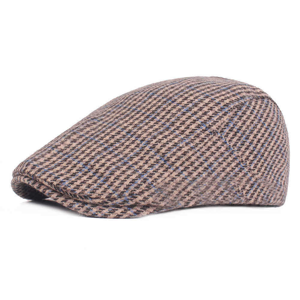 Men-Women-Winter-Warm-Blending-Beret-Caps-Fashion-Stripe-Newsboy-Hunting-Hat-1349632