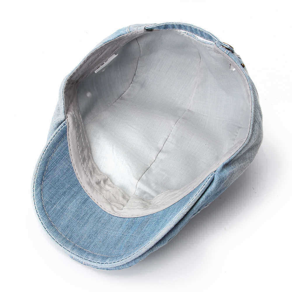 Mens-Cotton-Rivet-Painter-Beret-Caps-Casual-Outdoor-Visor-Forward-Hat-1451961