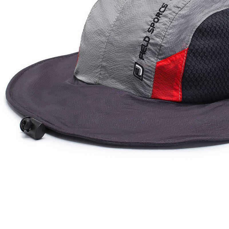 Mens-Foldable-Breathable--Bucket-Hat-With-String-Outdoor-Fishing-Hat-Climbing-Sunshade-Cap-1476848