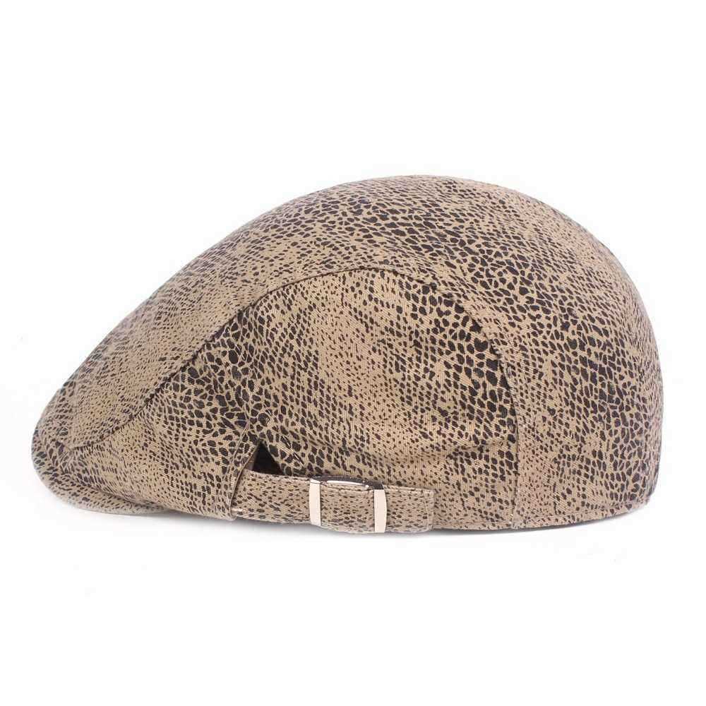 Mens-Leopard-Painter-Beret-Hat-Outdoor-Adjustable-Newsboy-Cabbie-Flat-Caps-1440448