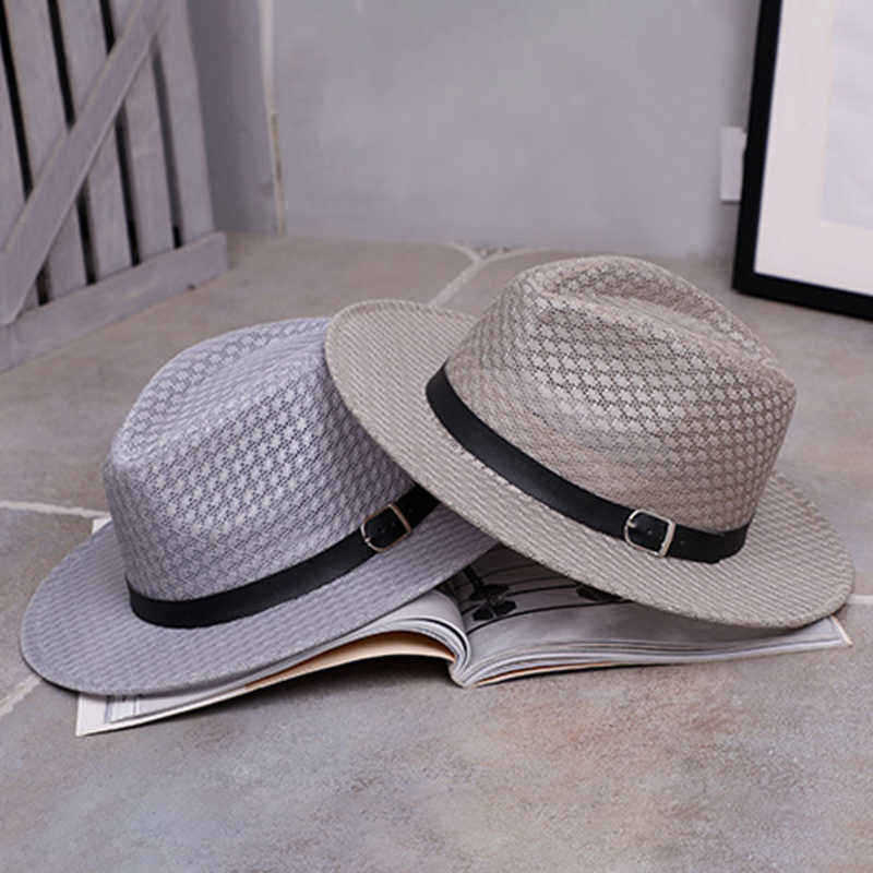 Mens-Unisex-Mesh-British-Jazz-Sun-Hat-Outdoor-Travel-Breathable-Sunscreen-Fedora-Cap-1325463