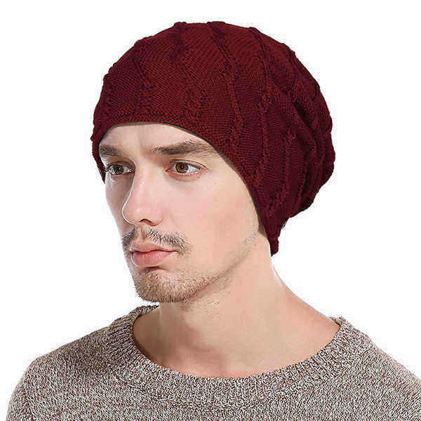 Mens-Winter-Warm-Cotton-Knitted-Beanie-Causal-Thickening-Windproof-Caps-Outdoor-Stretchable-Hats-1245243