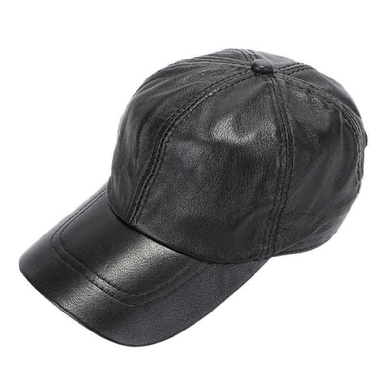 Mens-Winter-Windproof-Cow-Leather-Baseball-Cap-Fashion-Outdoor-Adjustable-Forward-Hat-1341781