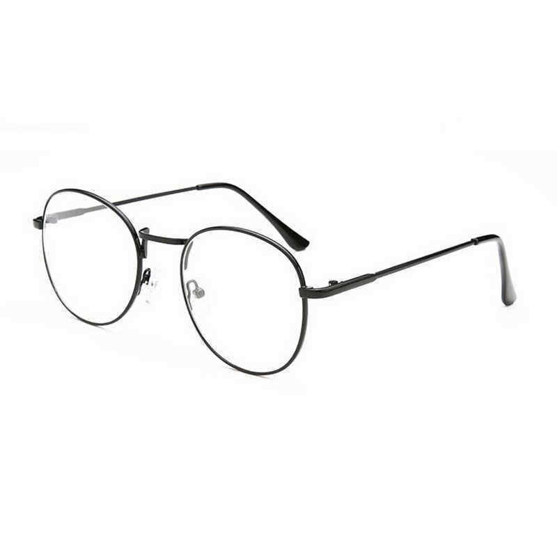 Mens-Women-Lightweight-Round-Frame-Fake-Glasses-Outdoor-Decoration-Non-Reading-Glasses-1334941