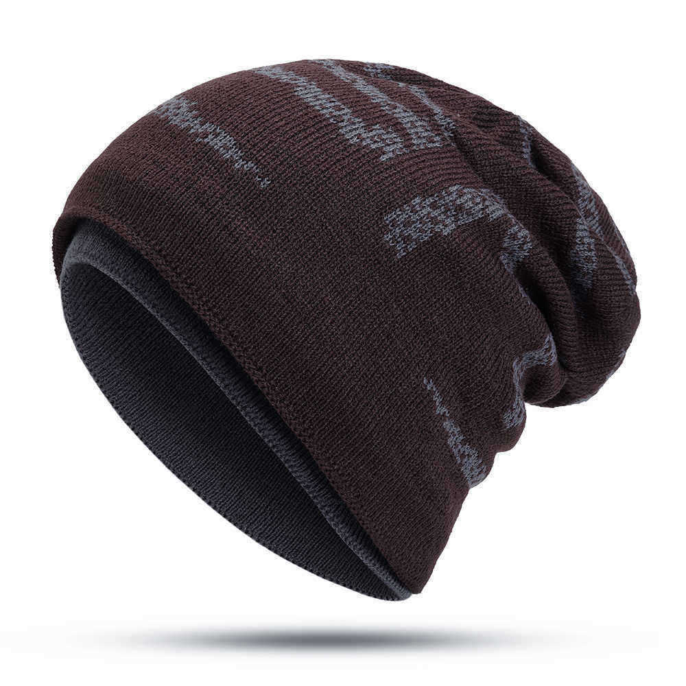 Mens-Womens-Plus-Velvet-Thicken-Earmuffs-Knit-Beanie-Cap-Outdoor-Solid-Slouchy-Ski-Skullcap-1369018